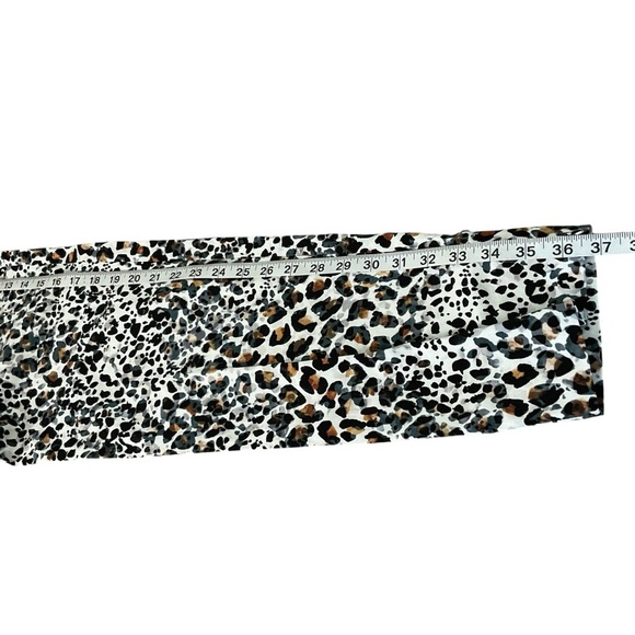 Zac & Rachel Women Pants Crop Pullover Stretch Leopard - Picture 5 of 6